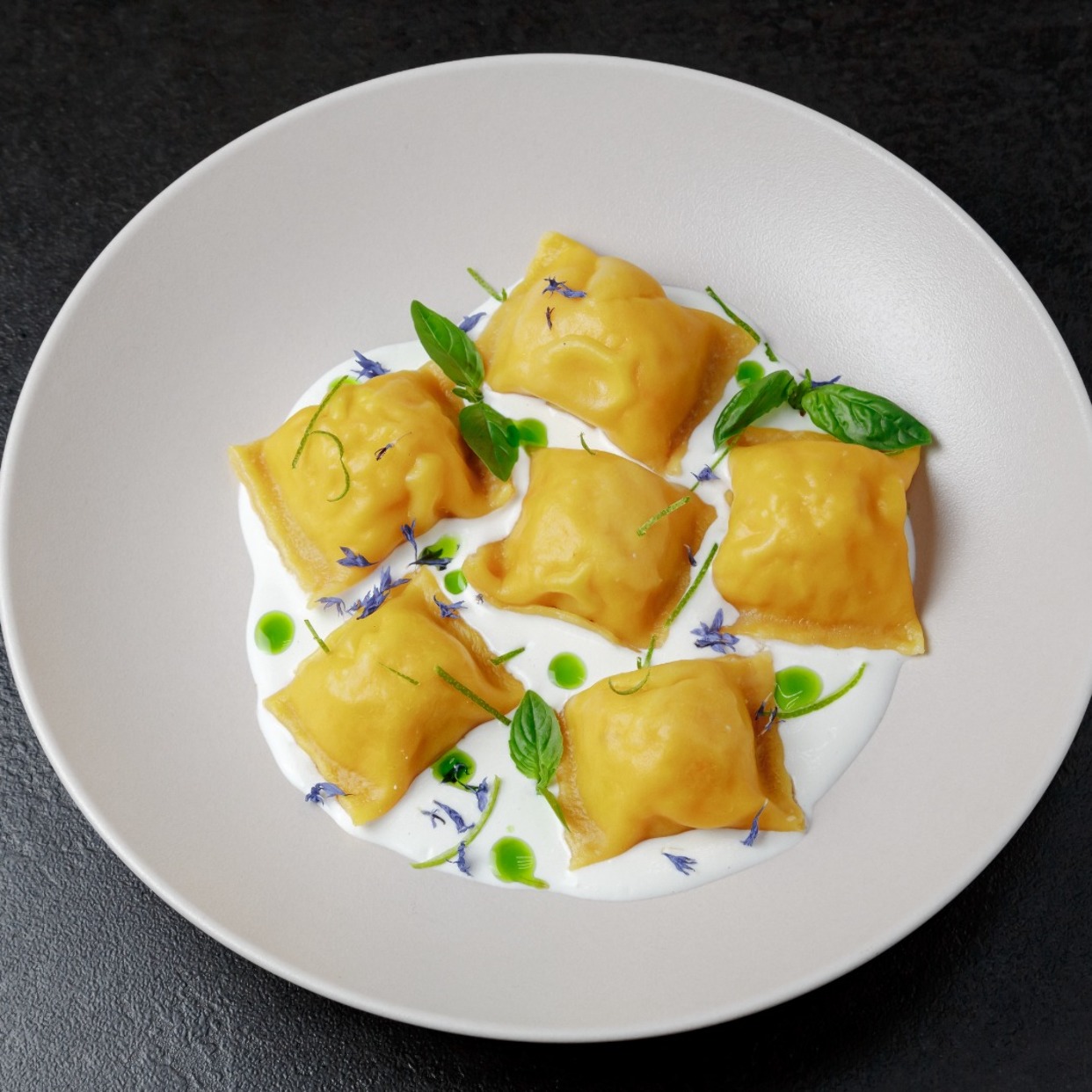 Равиоли с морепродуктами